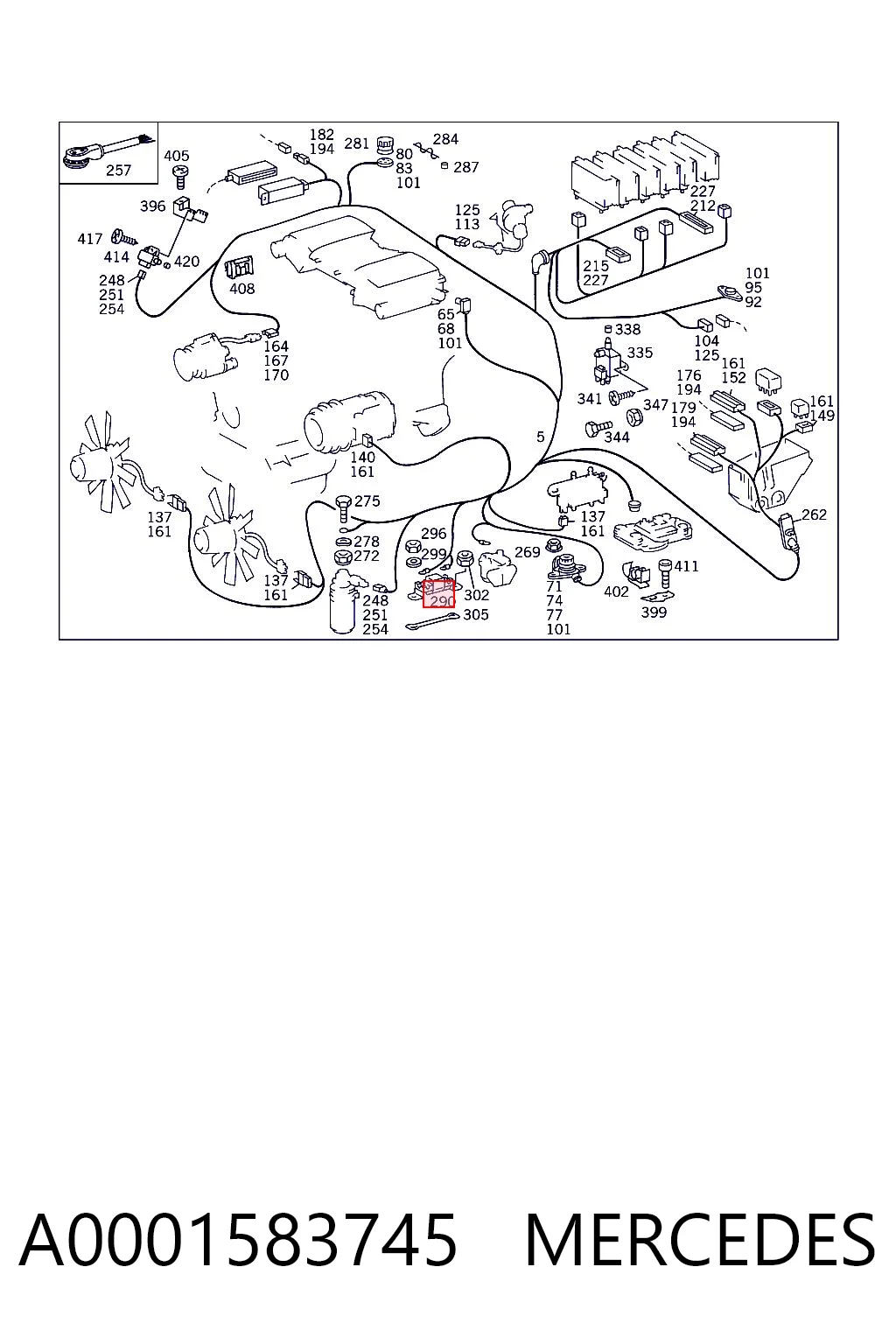 A0001583745 Mercedes