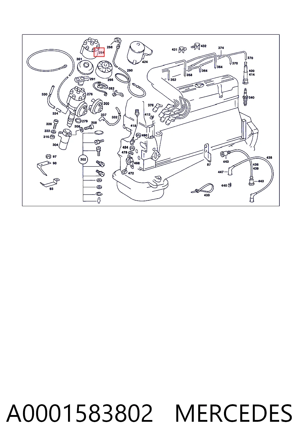 A0001583802 Mercedes