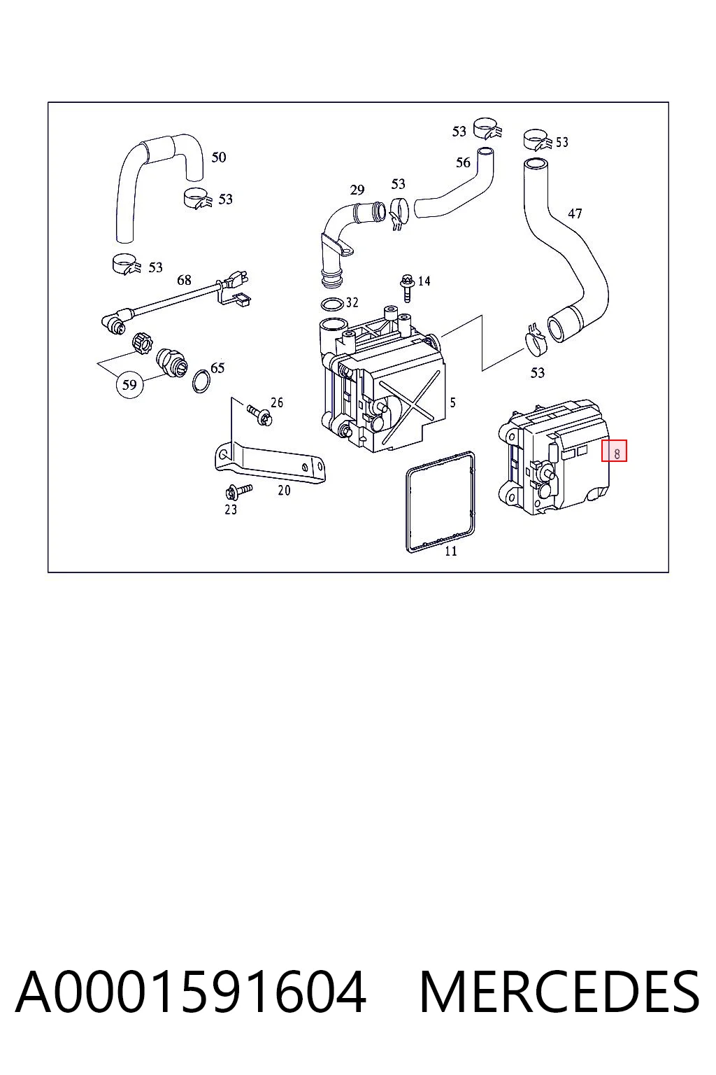 A0001591604 Mercedes