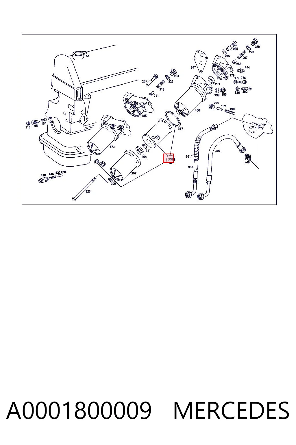 A0001800009 Mercedes