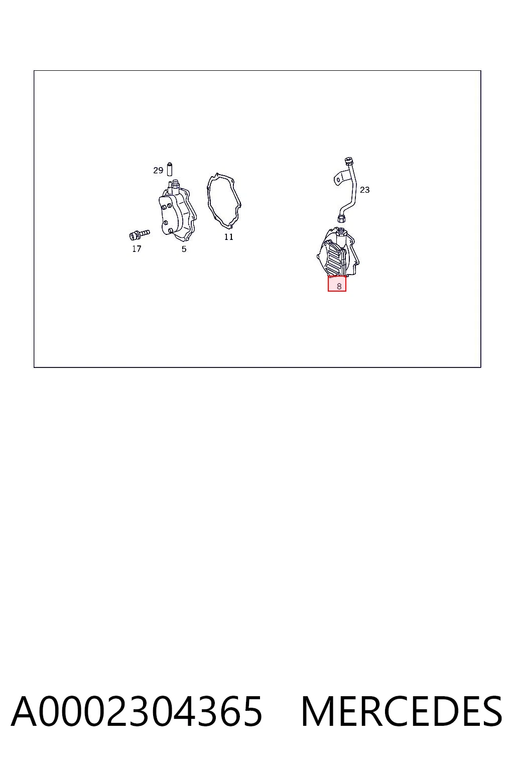 A0002304365 Mercedes
