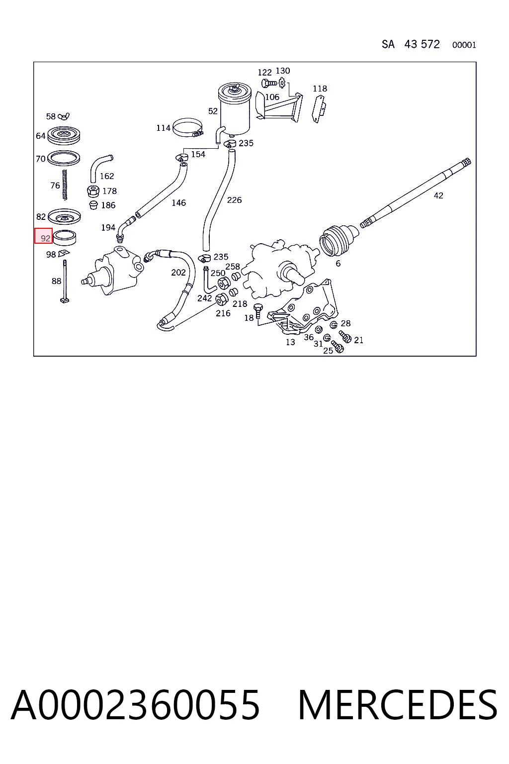 A0002360055 Mercedes