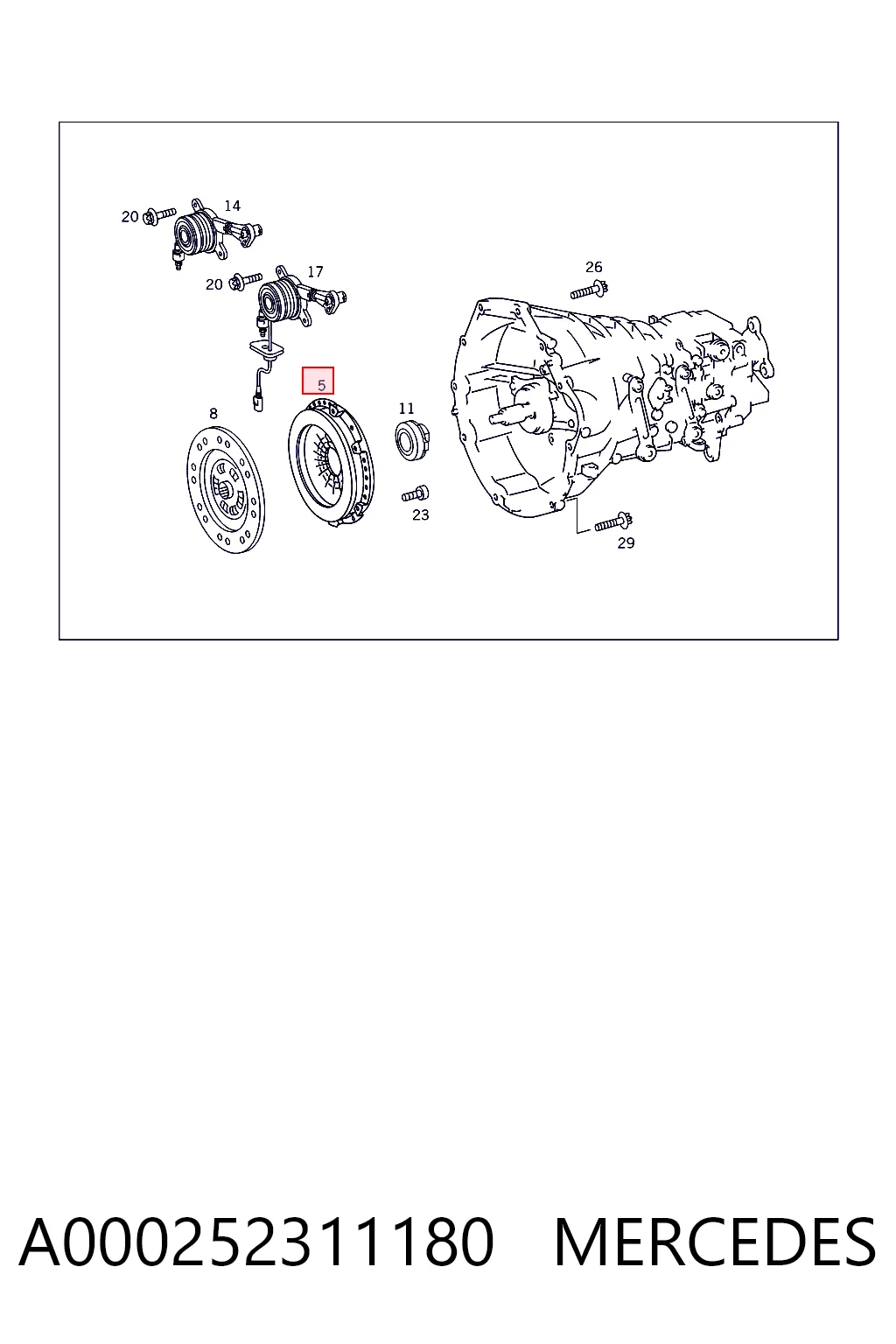 plato de presion del embrague funcion para Mercedes E  W211