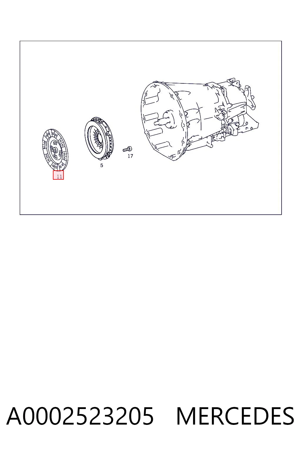 A0002523205 Mercedes