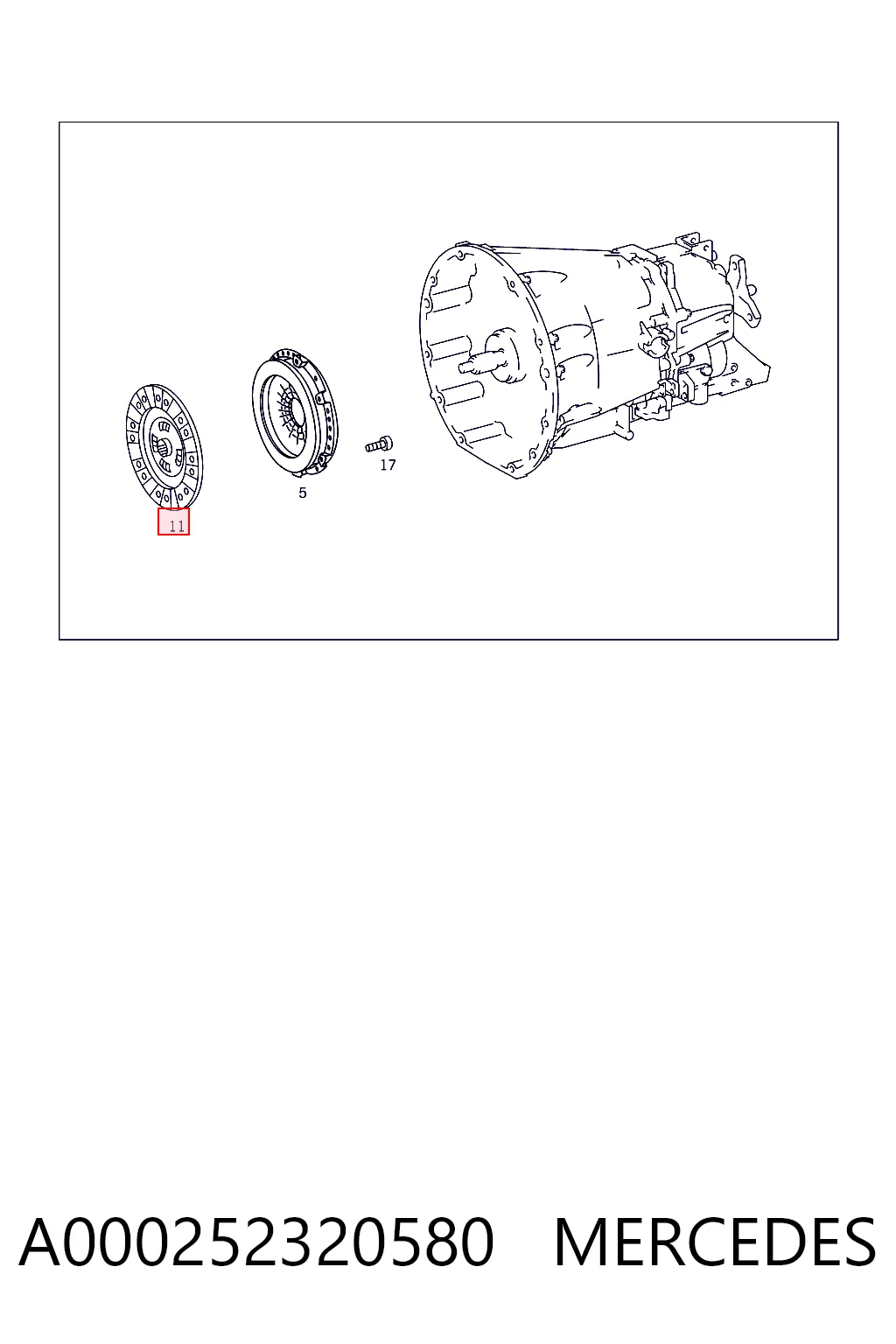 A000252320580 Mercedes