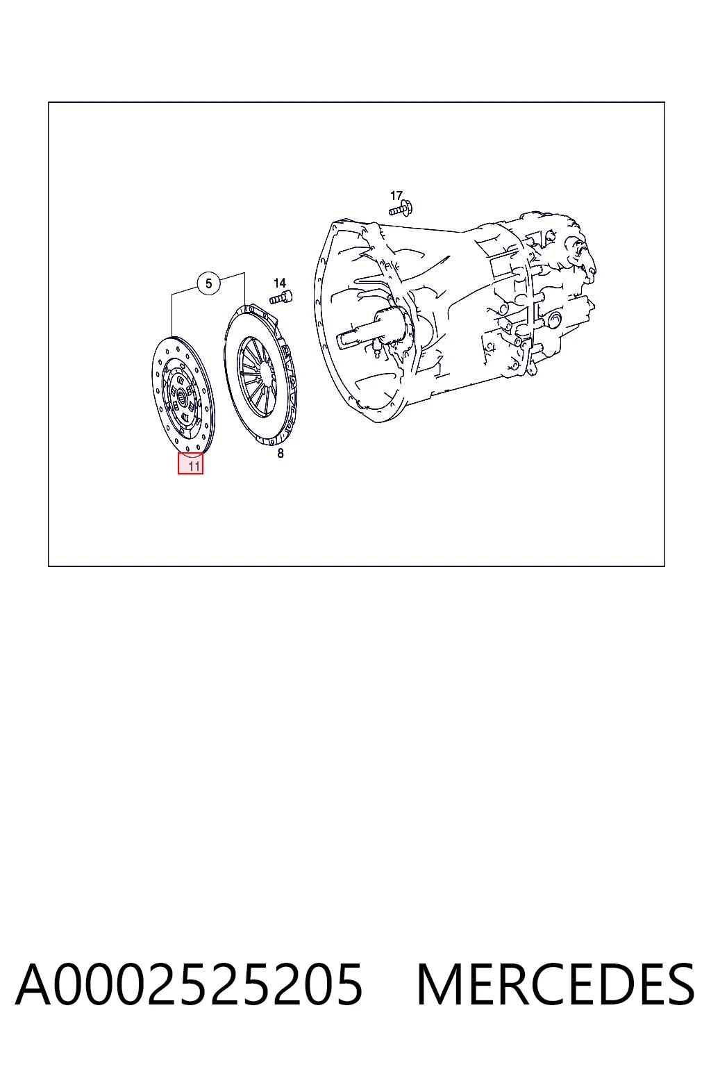 A0002525205 Mercedes
