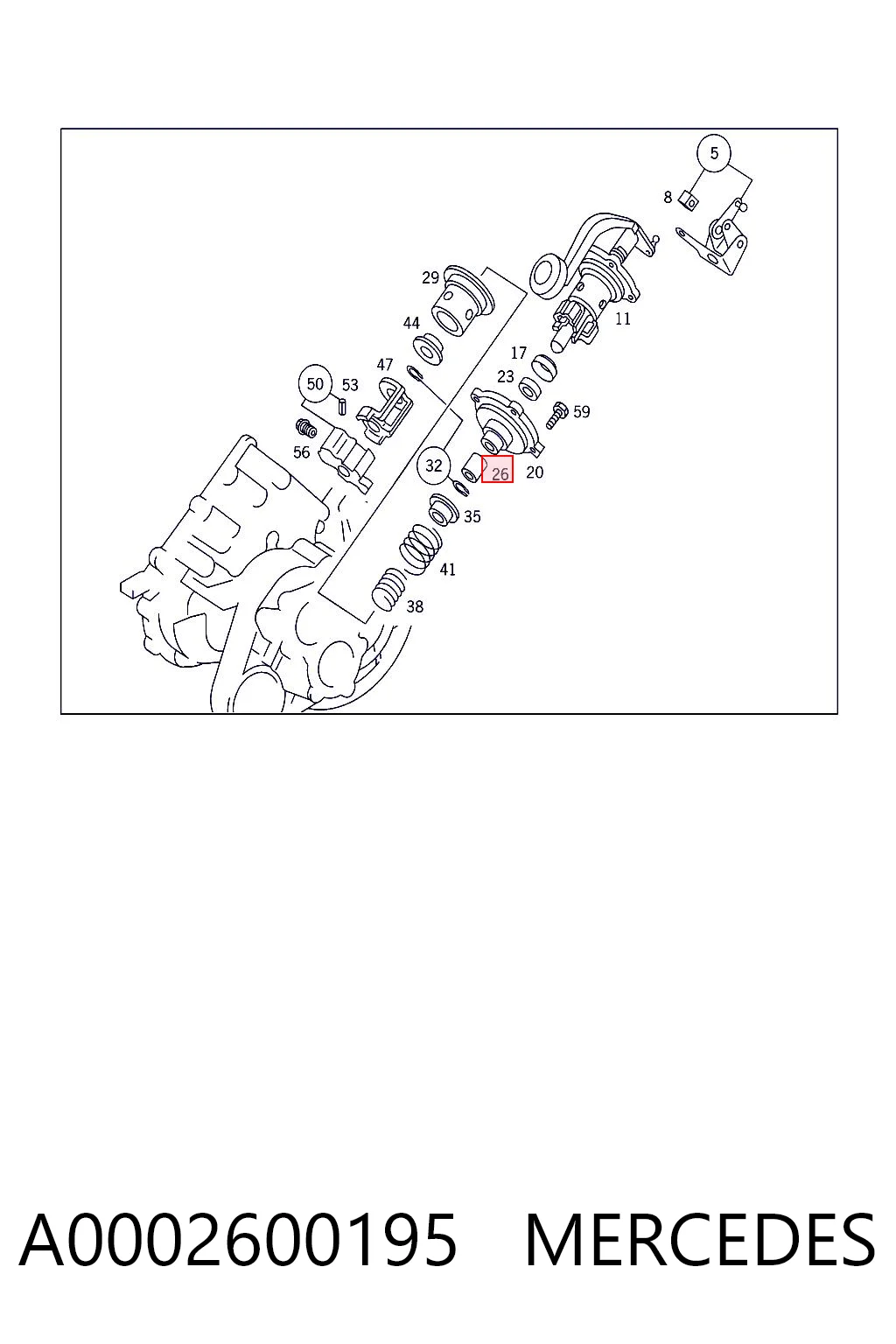 A0002600195 MERCEDES