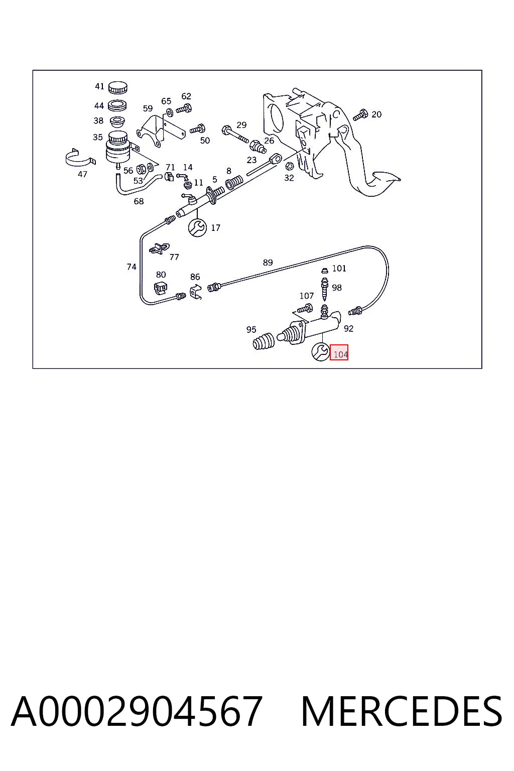 A0002904567 Mercedes