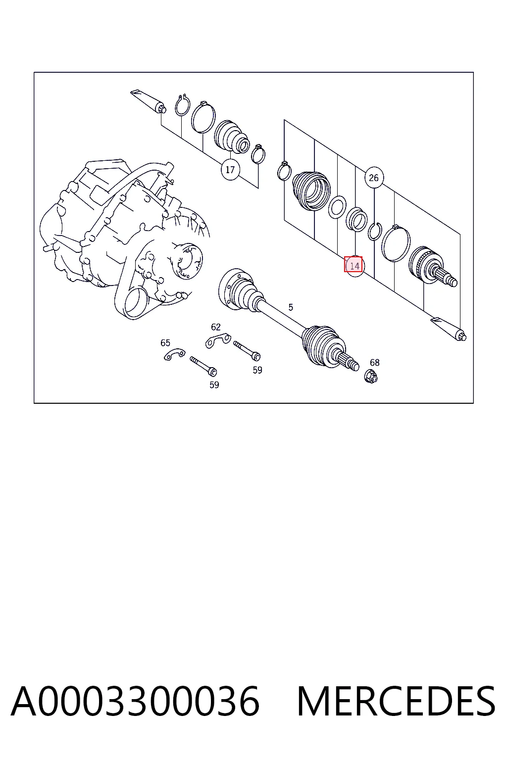 A0003300036 Mercedes