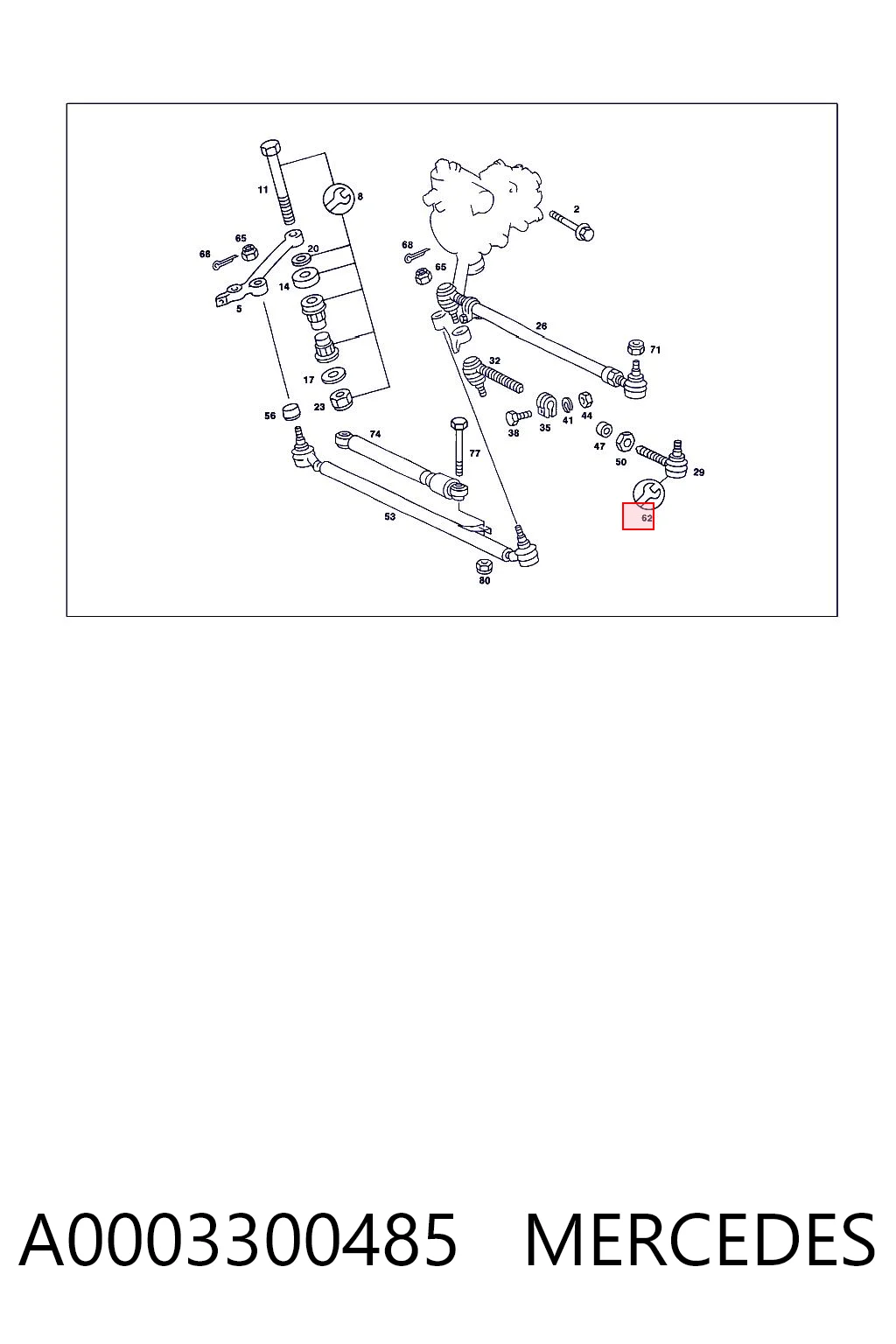 A0003300485 Mercedes