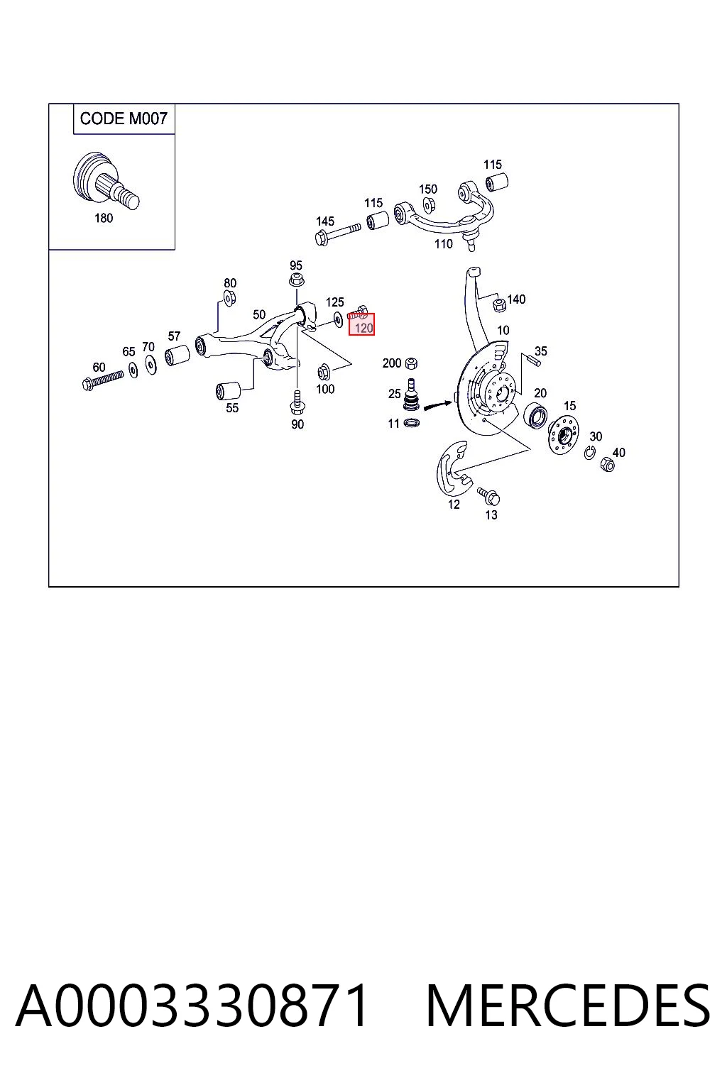 A0003330871 Mercedes