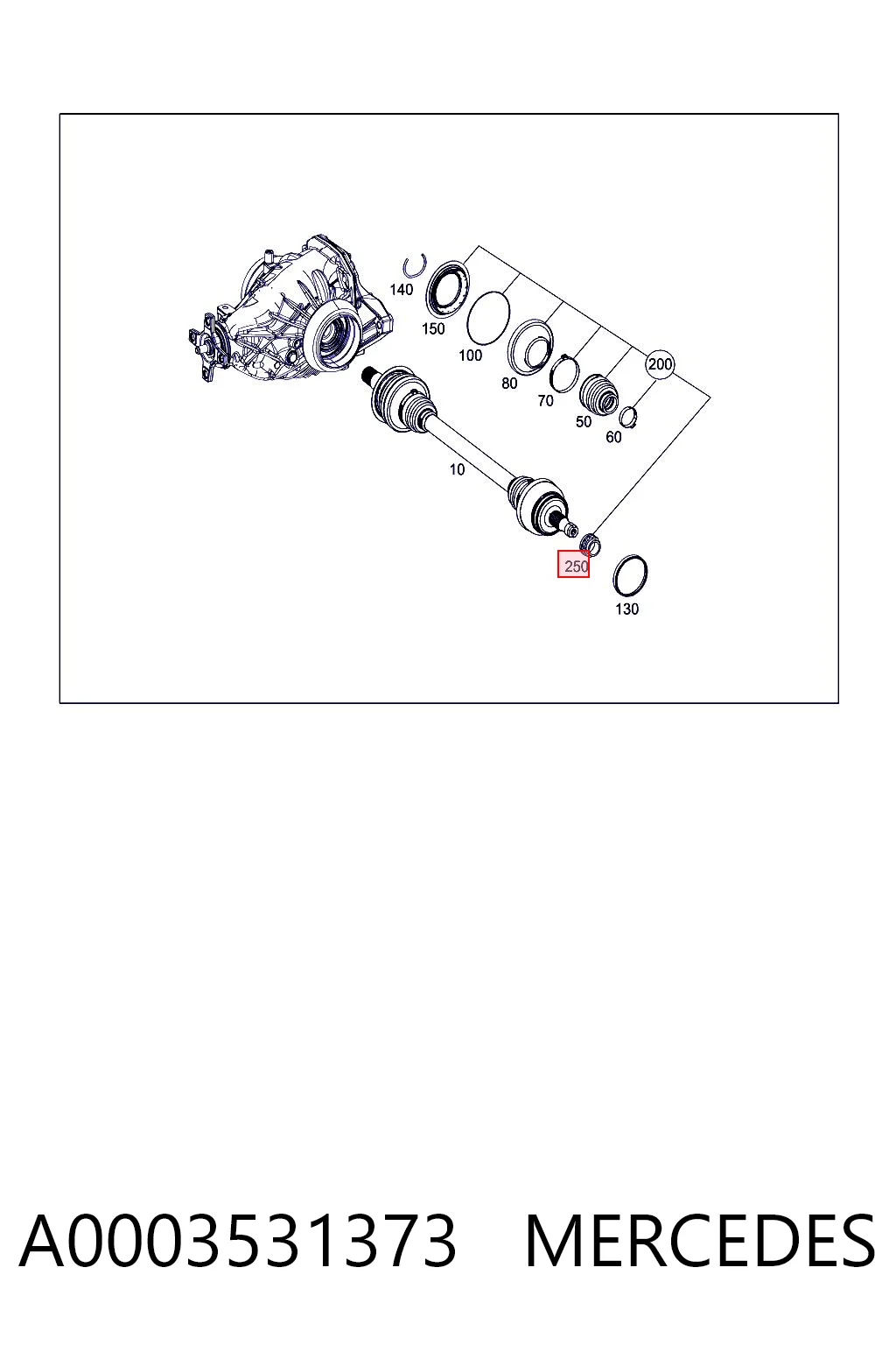 A0003531373 Mercedes