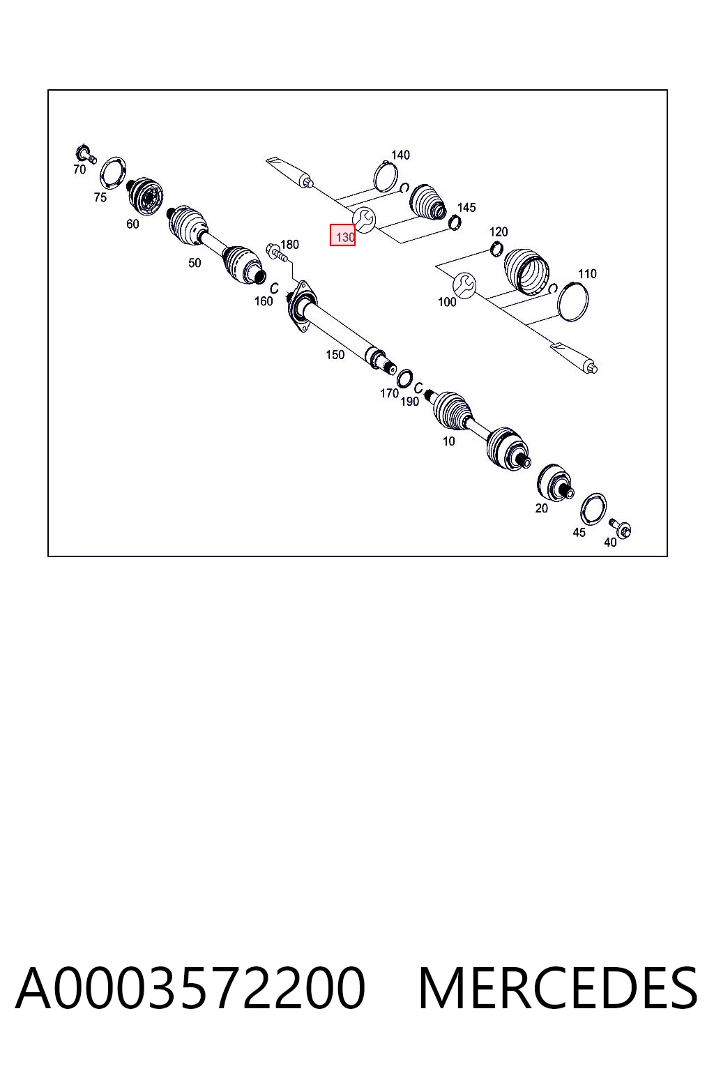 A0003572200 Mercedes