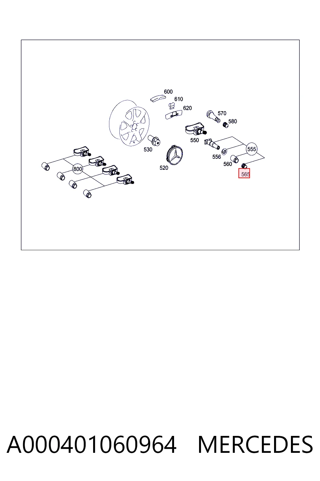 A000401060964 Mercedes