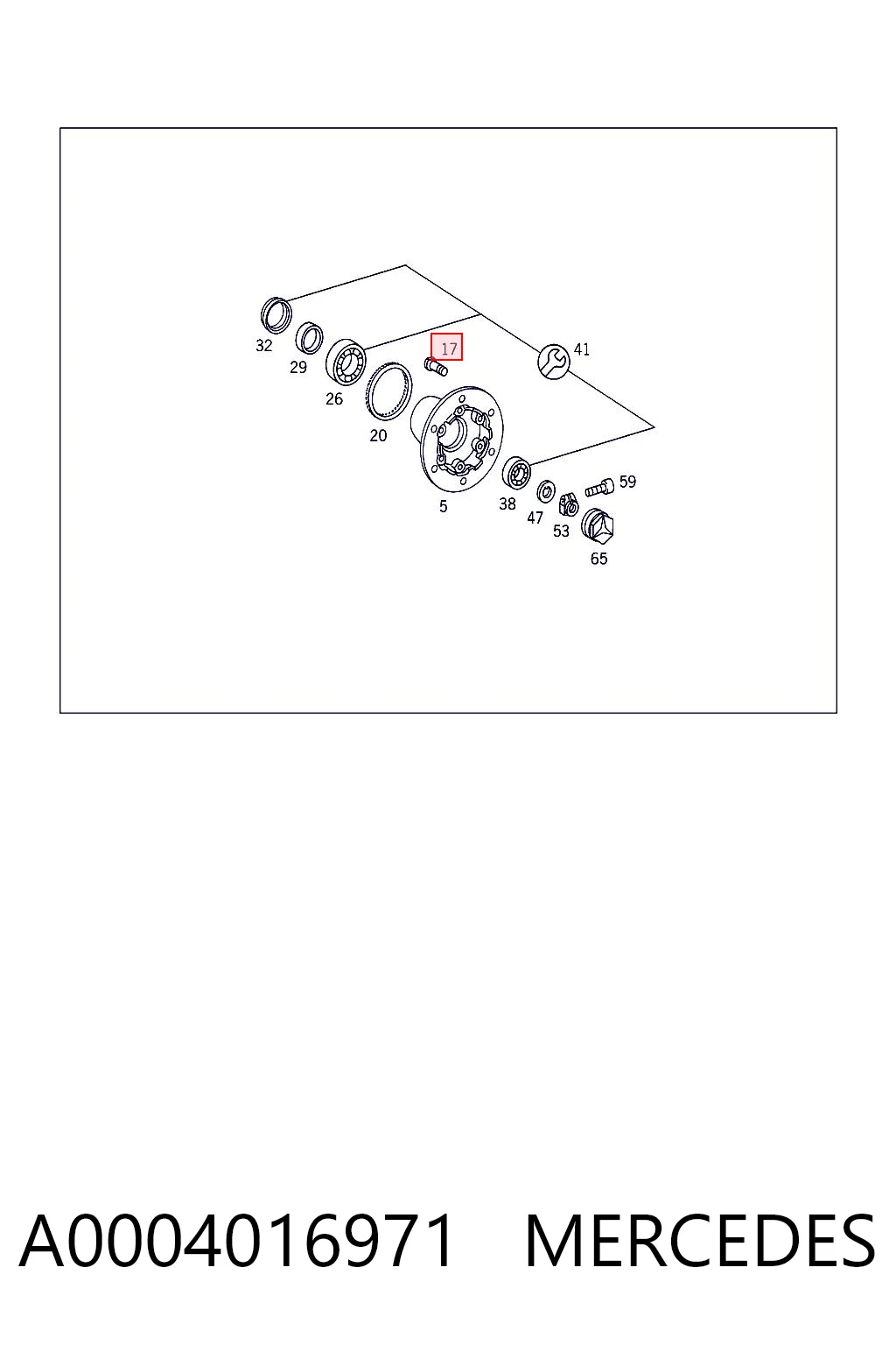 A0004016971 Mercedes