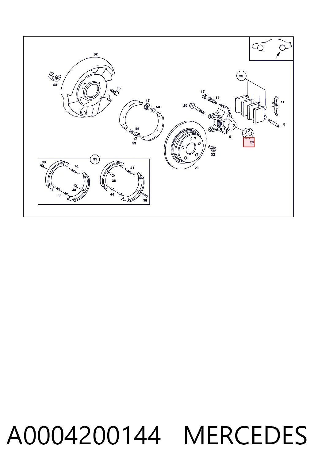 A0004200144 Mercedes