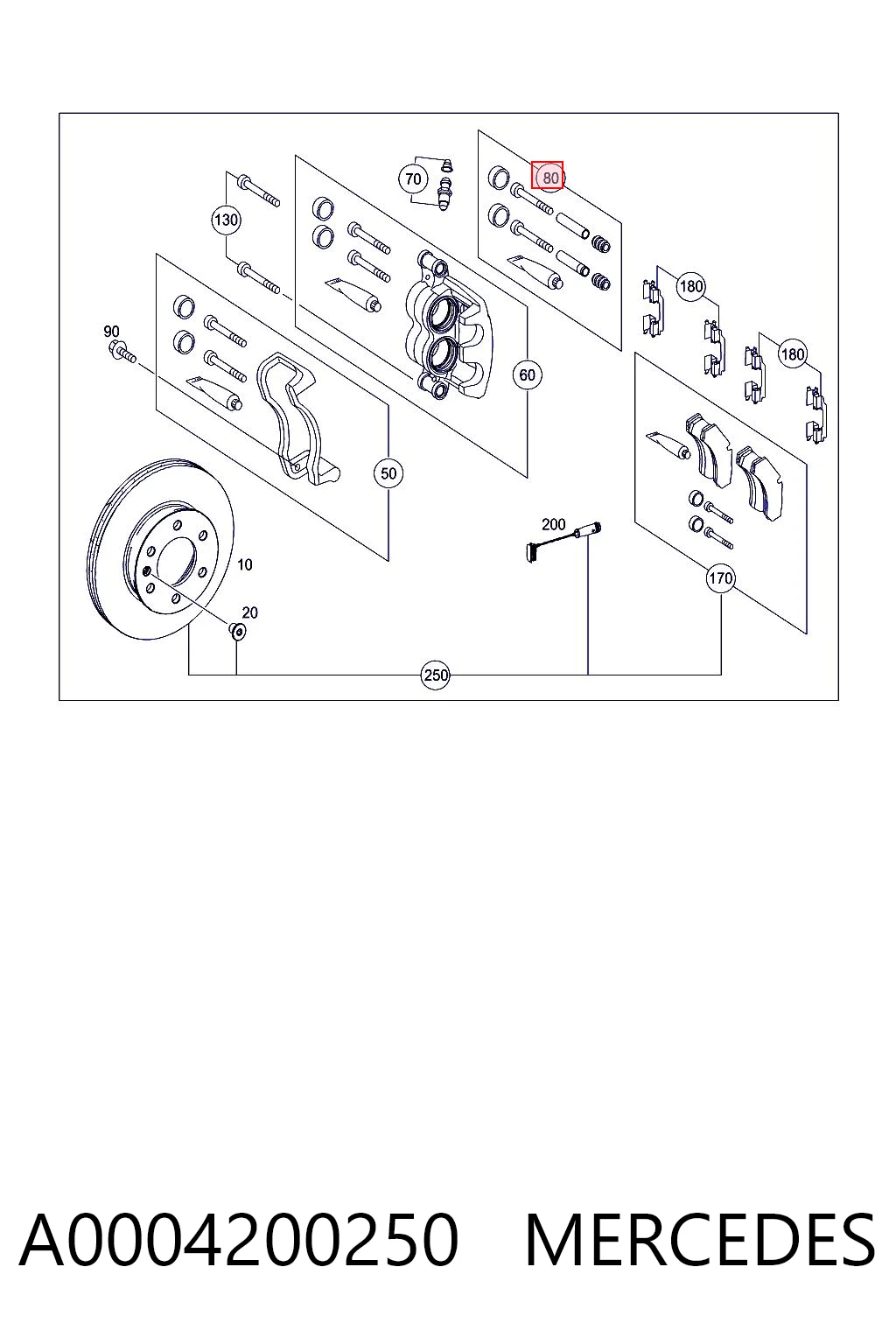 A0004200250 Mercedes