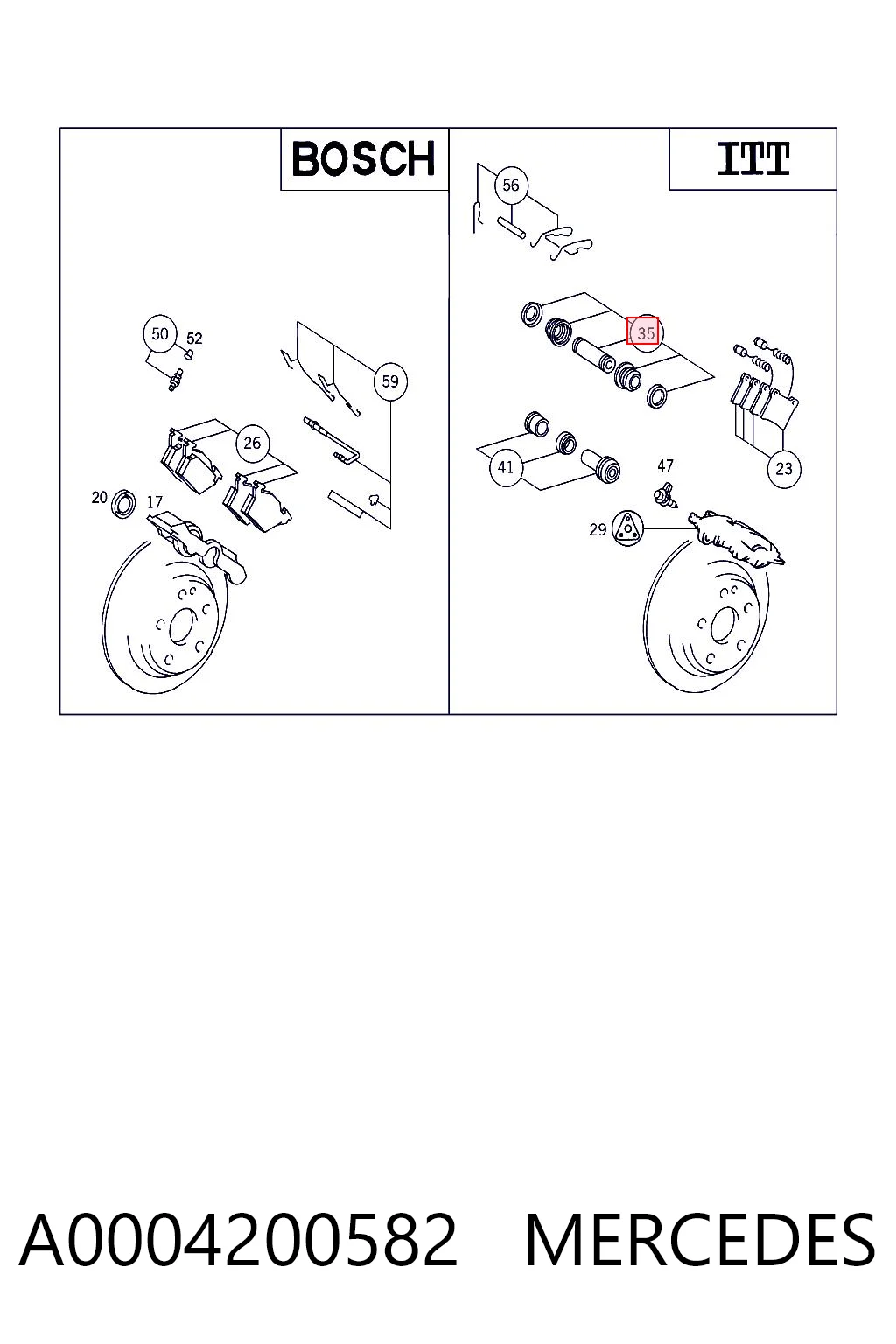 A0004200582 Mercedes