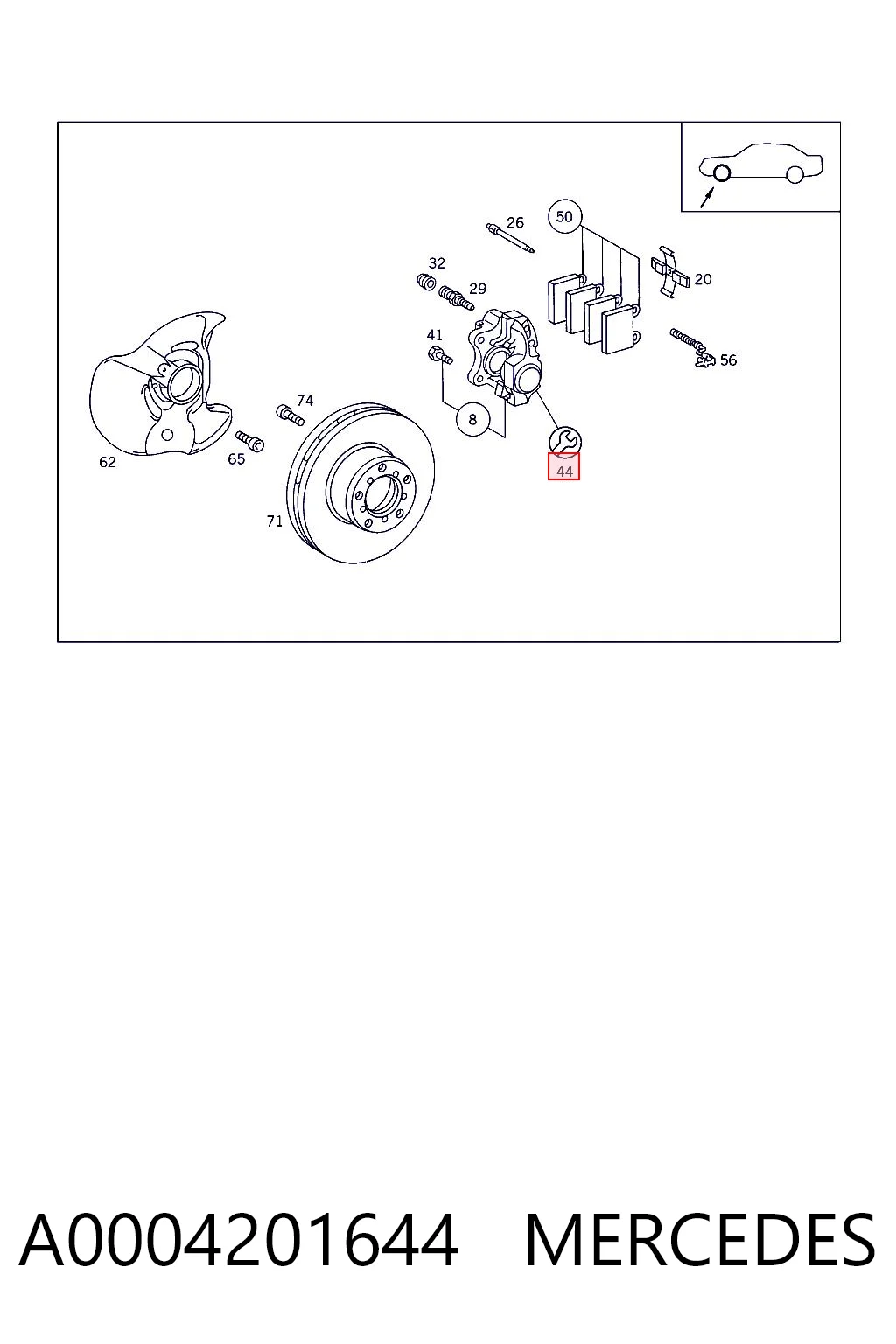 A0004201644 Mercedes