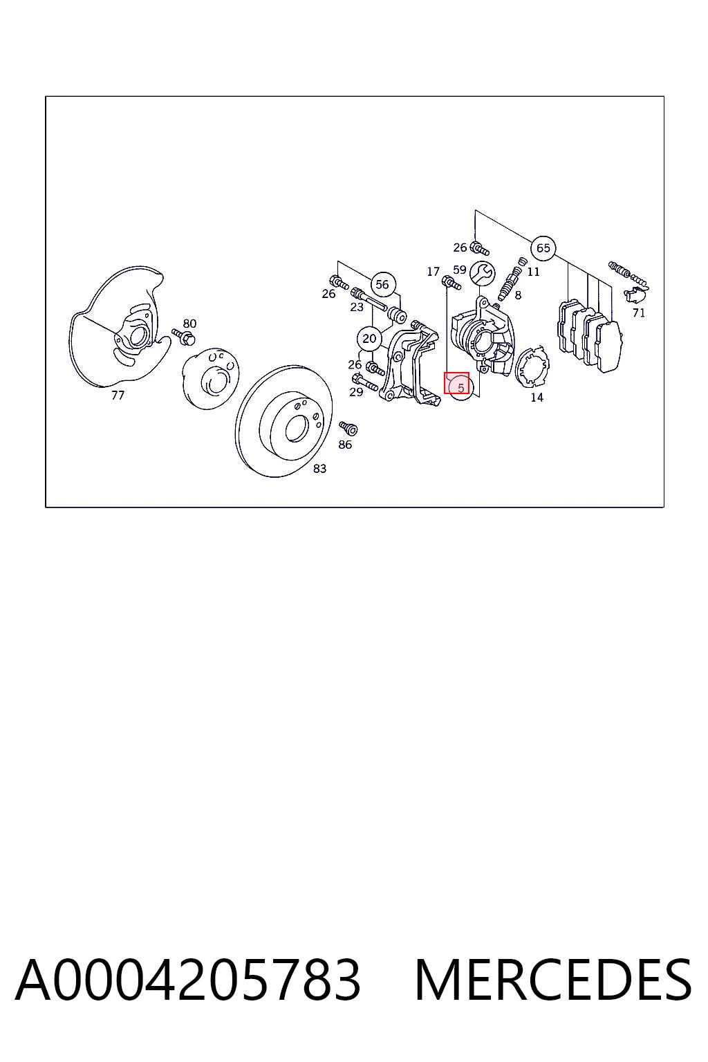 A0004205783 Mercedes