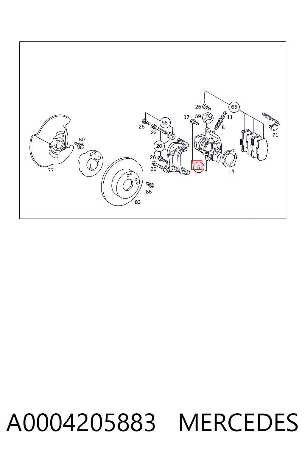 A0004205883 Mercedes