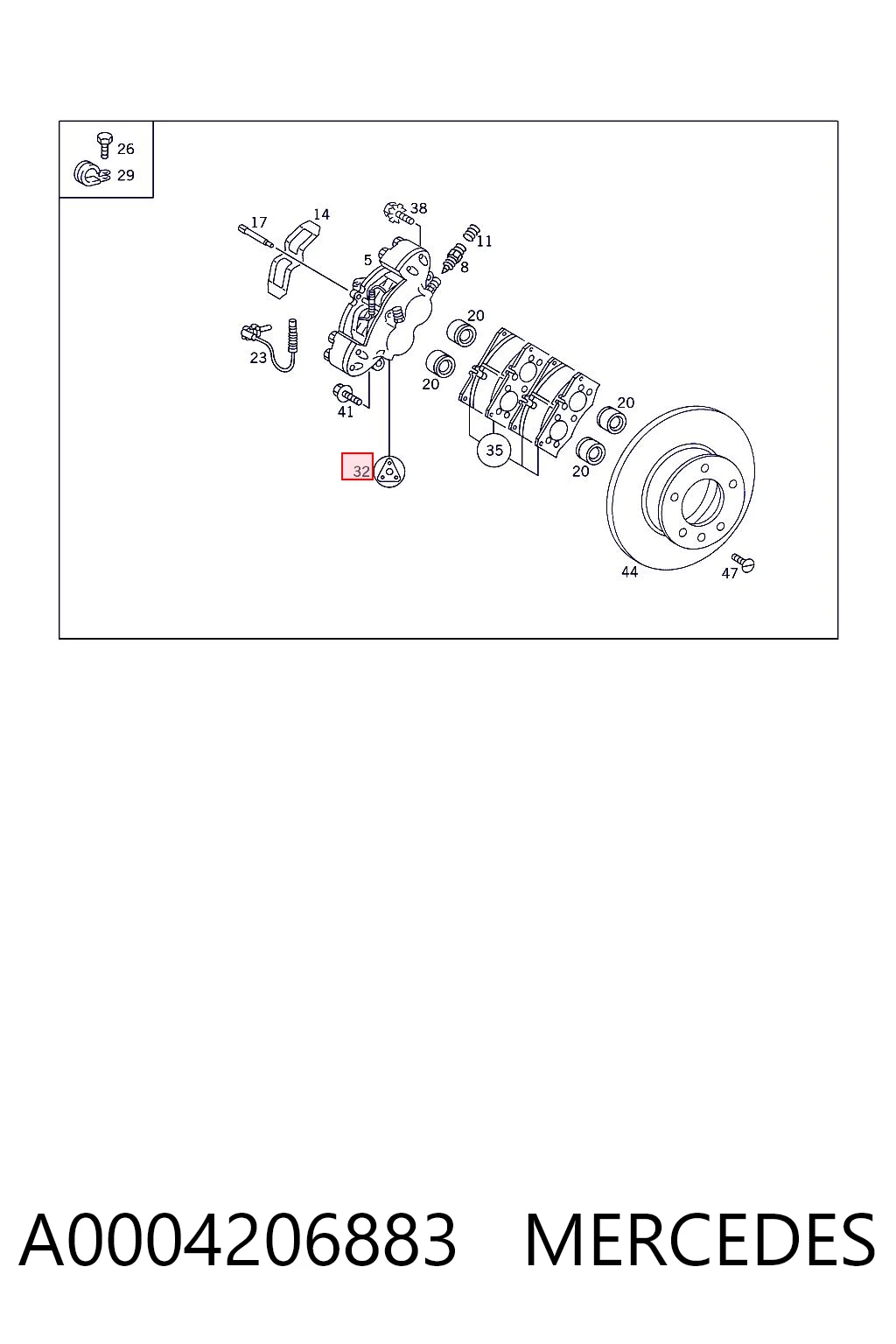 A0004206883 Mercedes