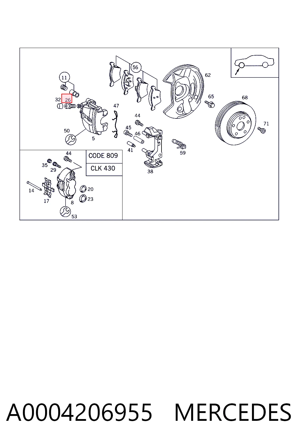 A0004206955 Mercedes