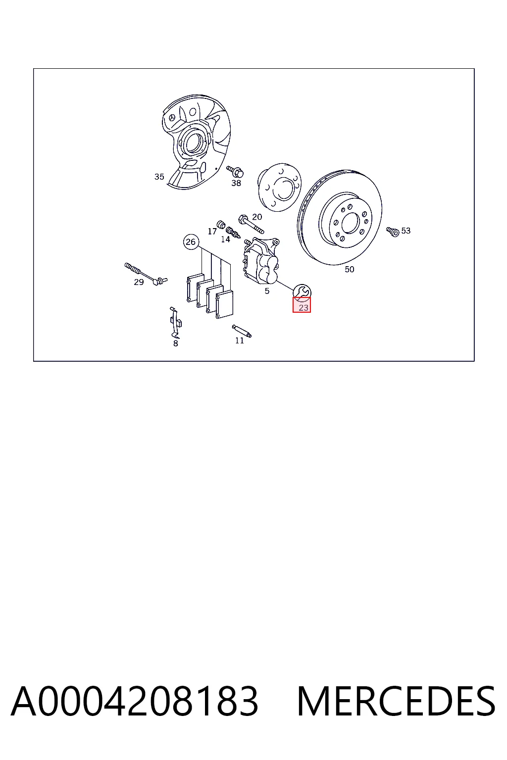 A0004208183 Mercedes