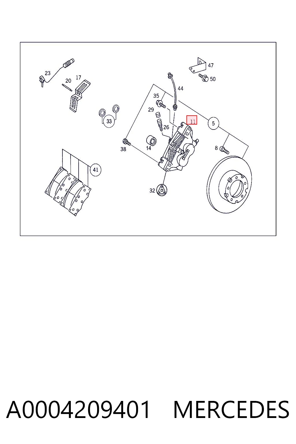 A0004209401 Mercedes