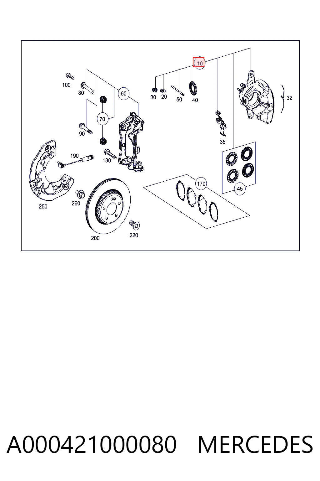 A000421000080 Mercedes