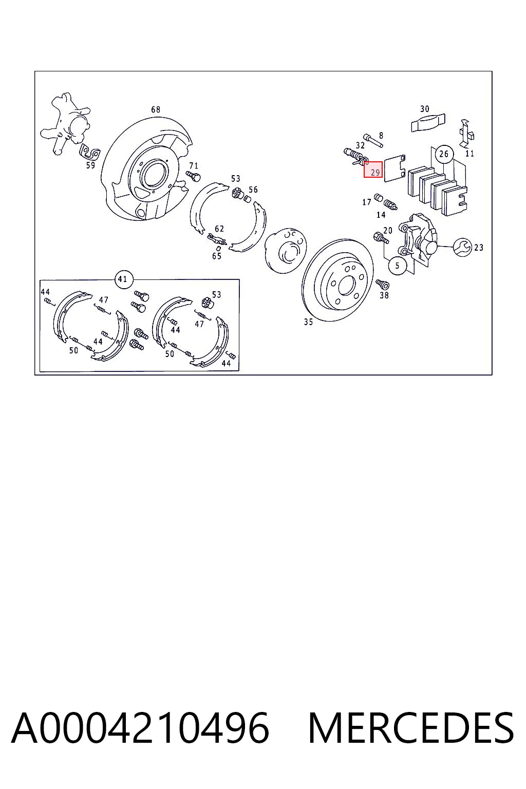 A0004210496 Mercedes