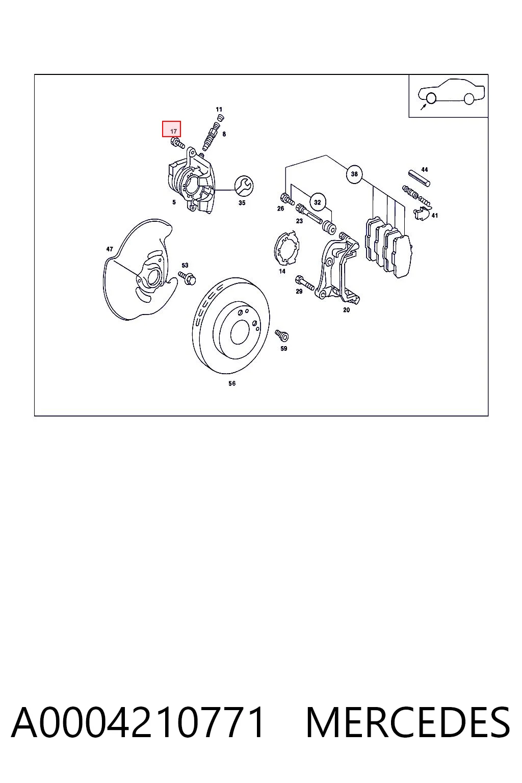 A0004210771 Mercedes