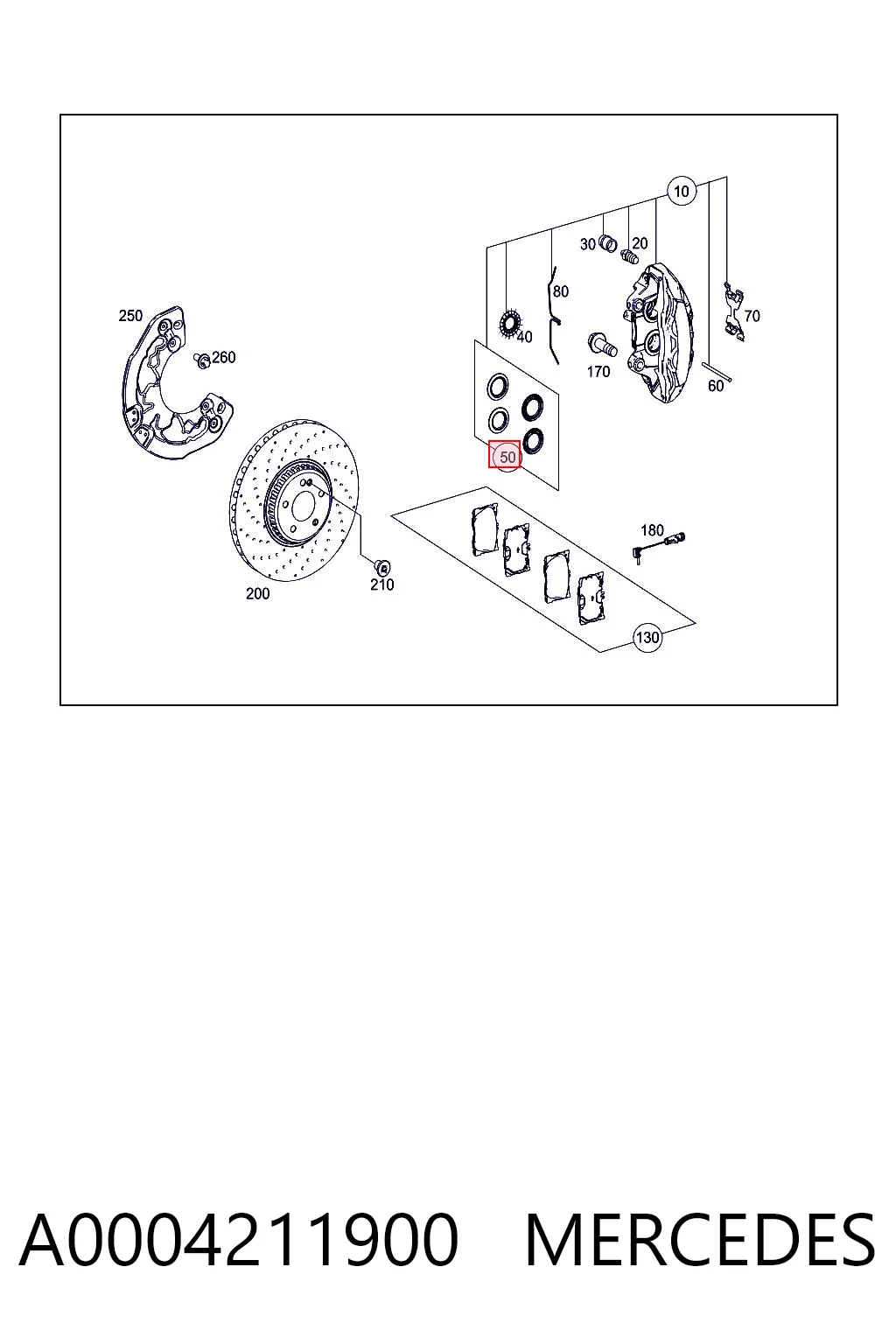 A0004211900 Mercedes