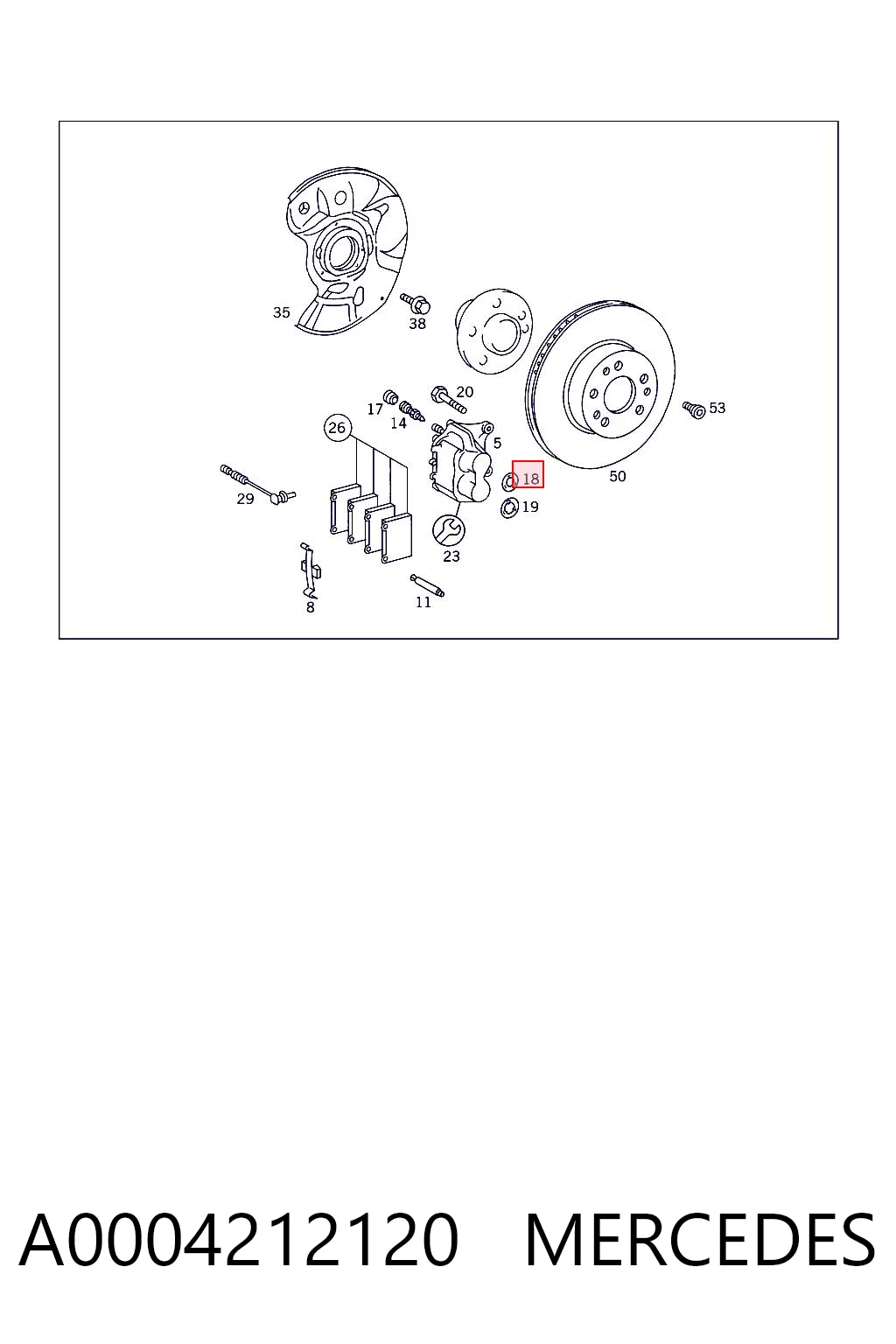 A0004212120 Mercedes