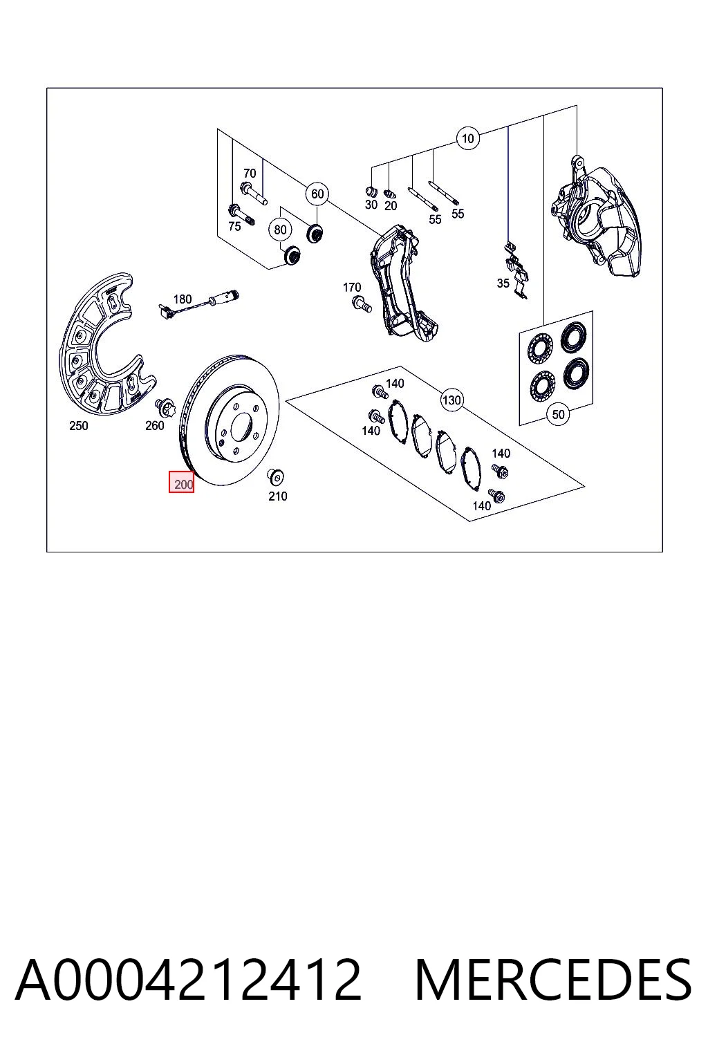 A0004212412 Mercedes