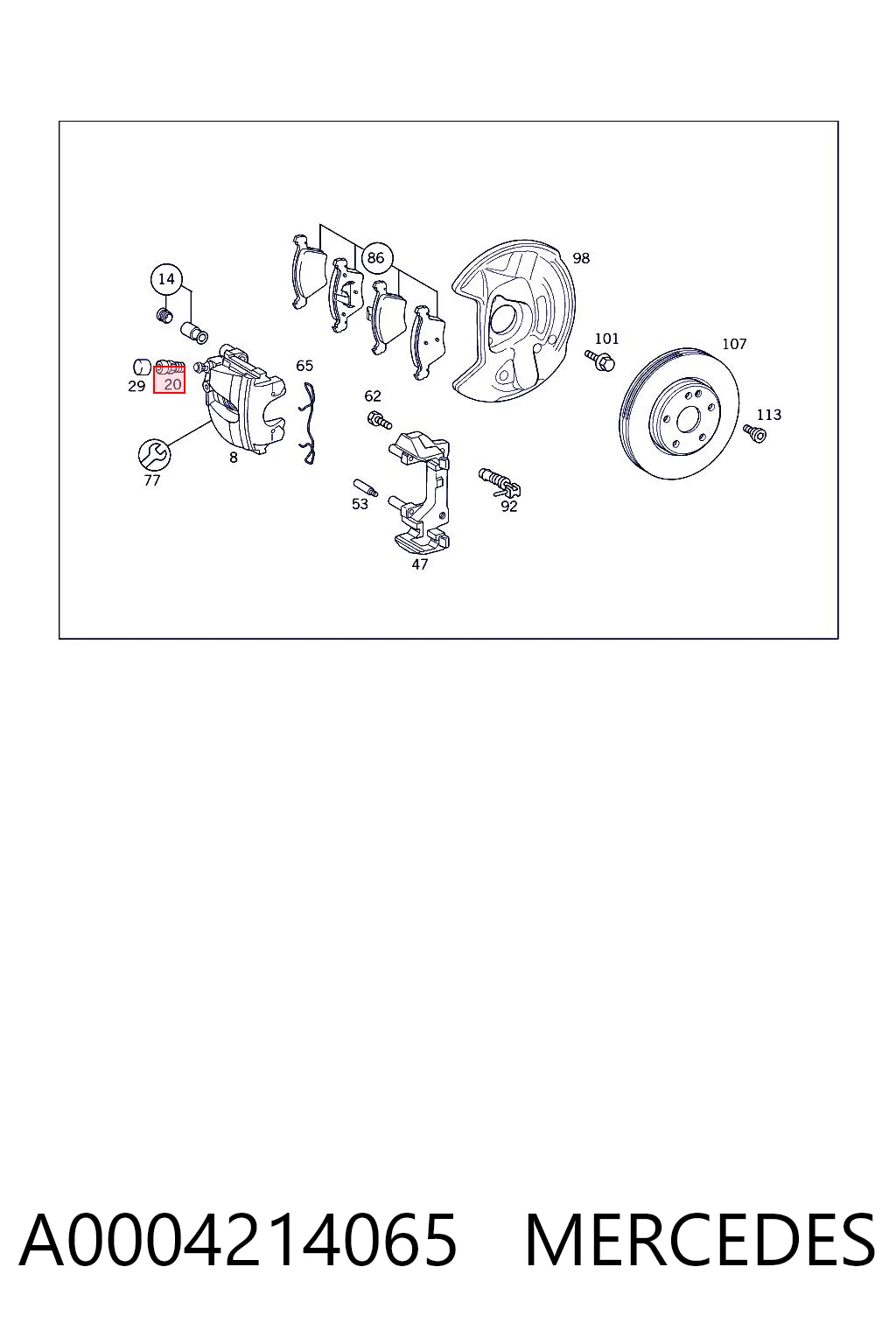 A0004214065 Mercedes