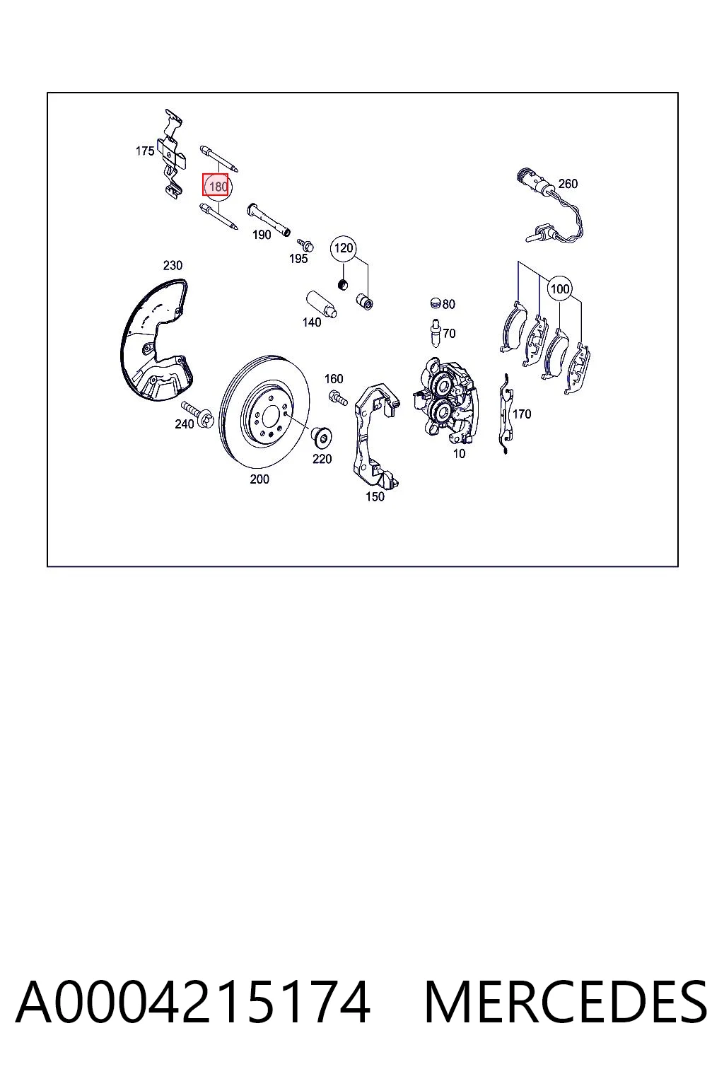 A0004215174 Mercedes
