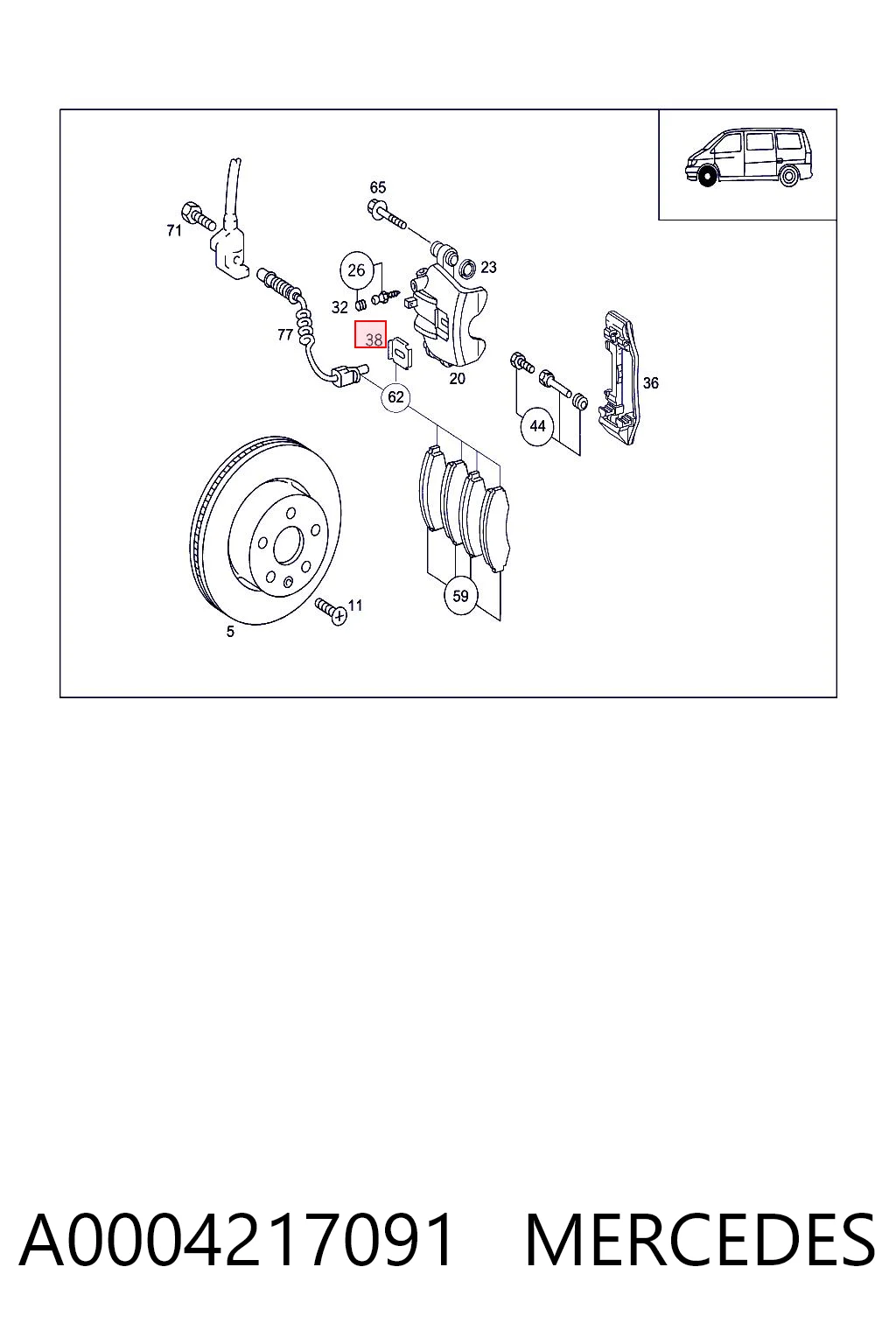 A0004217091 Mercedes