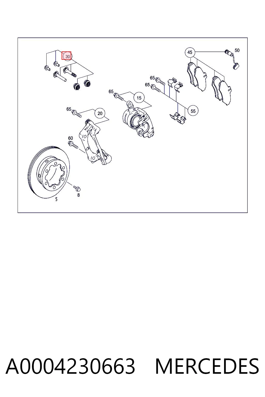 A0004230663 Mercedes