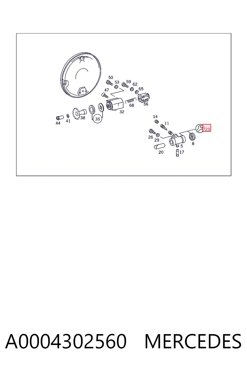 A0004302560 Mercedes