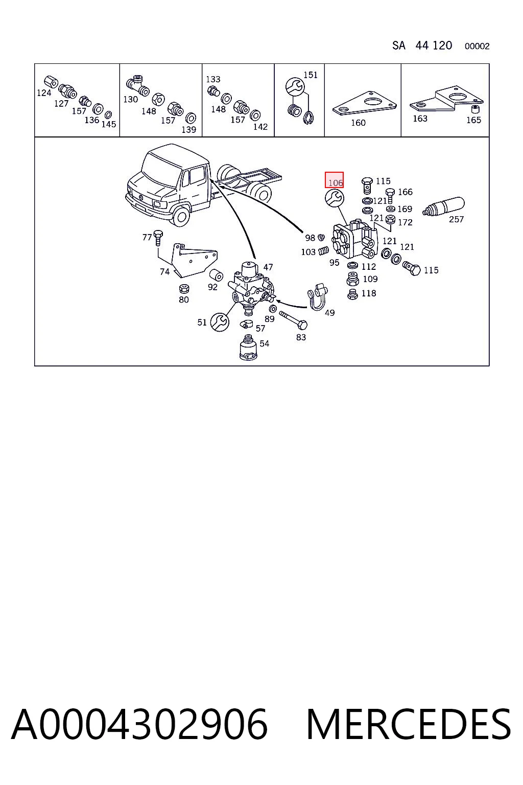 A0004302906 Mercedes