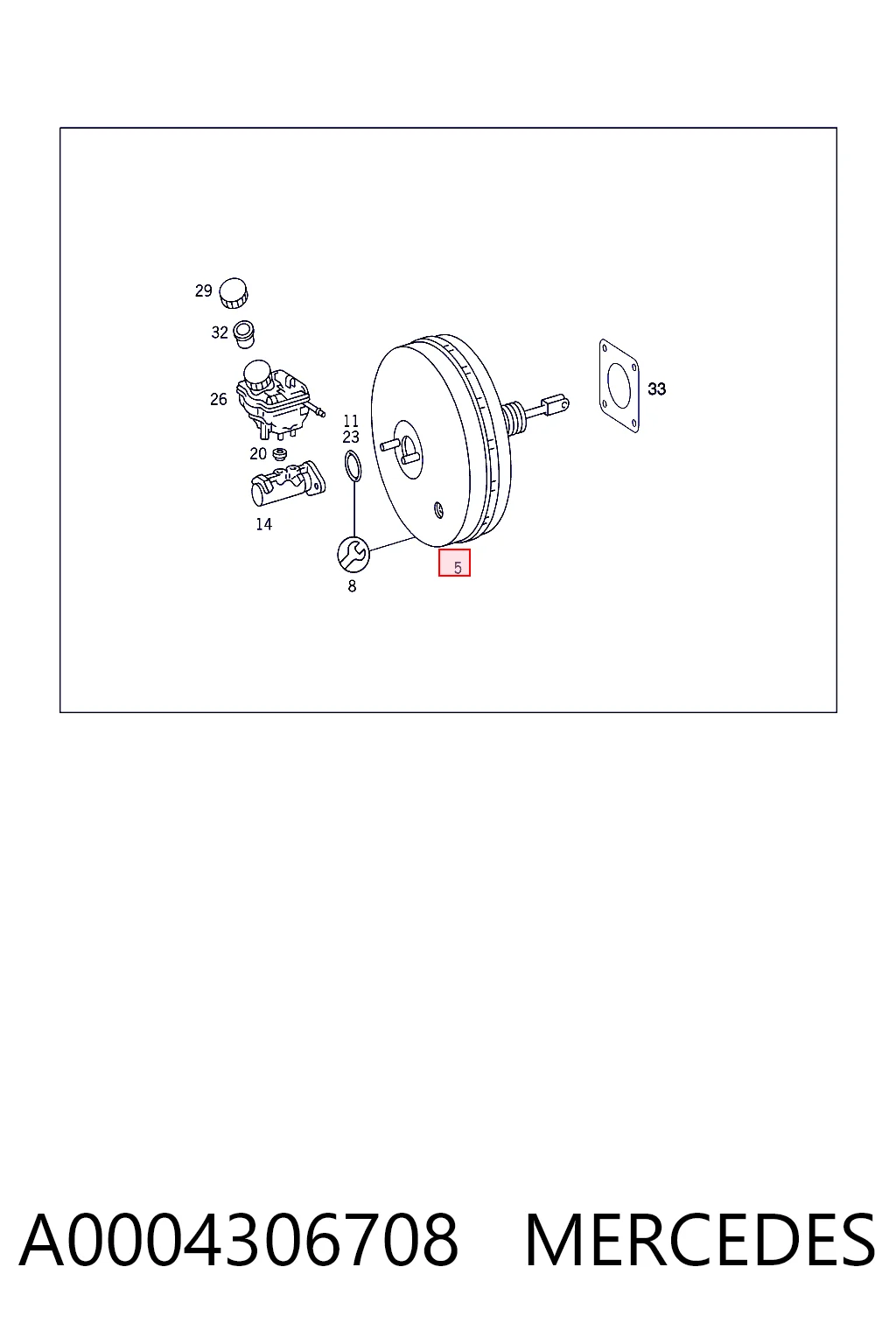 Servofreno 0204125265 Bosch