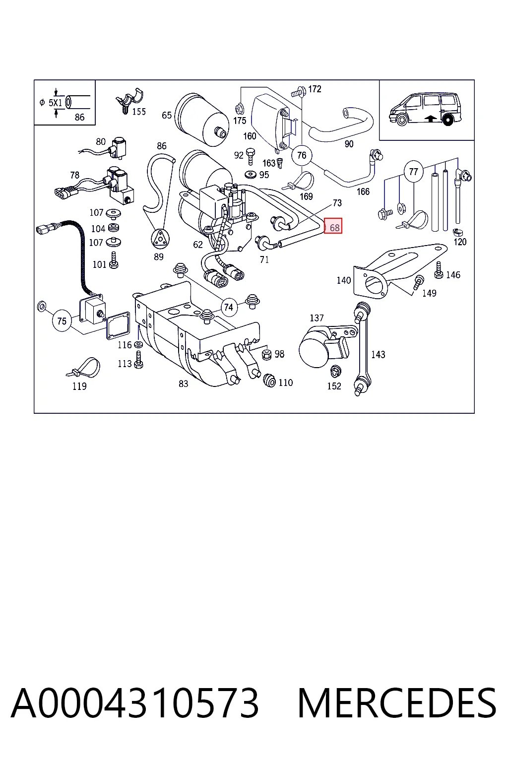 A0004310573 Mercedes