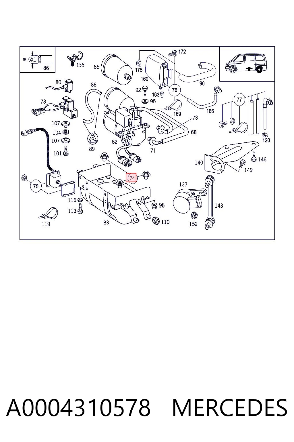 A0004310578 Mercedes