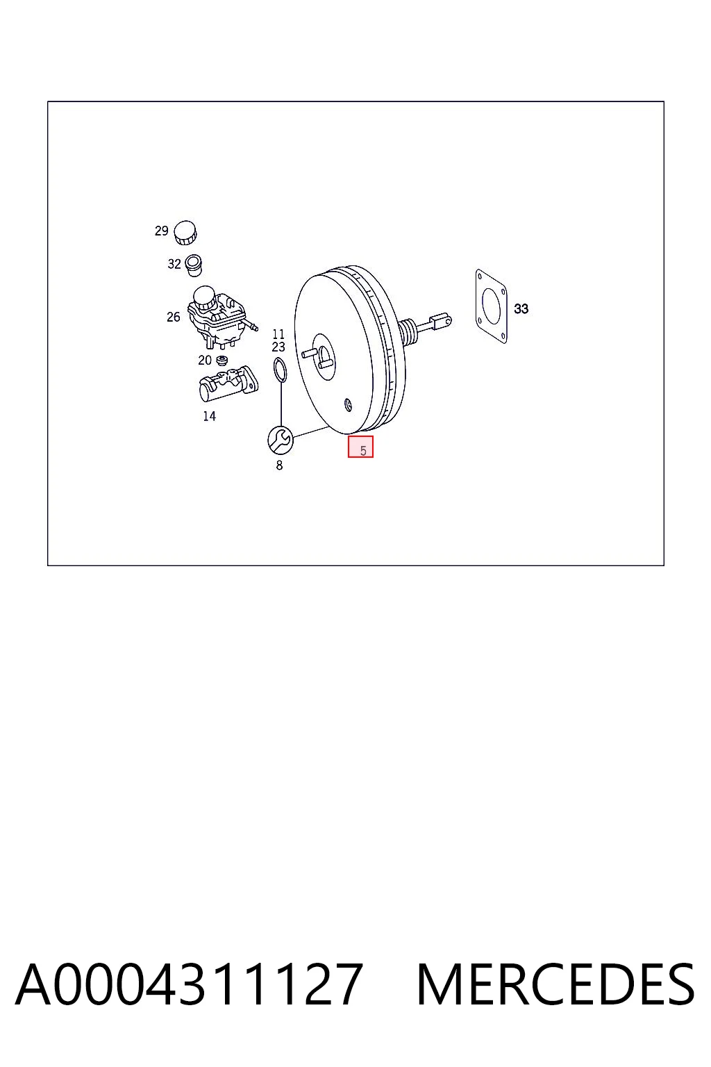 A0004311127 Mercedes