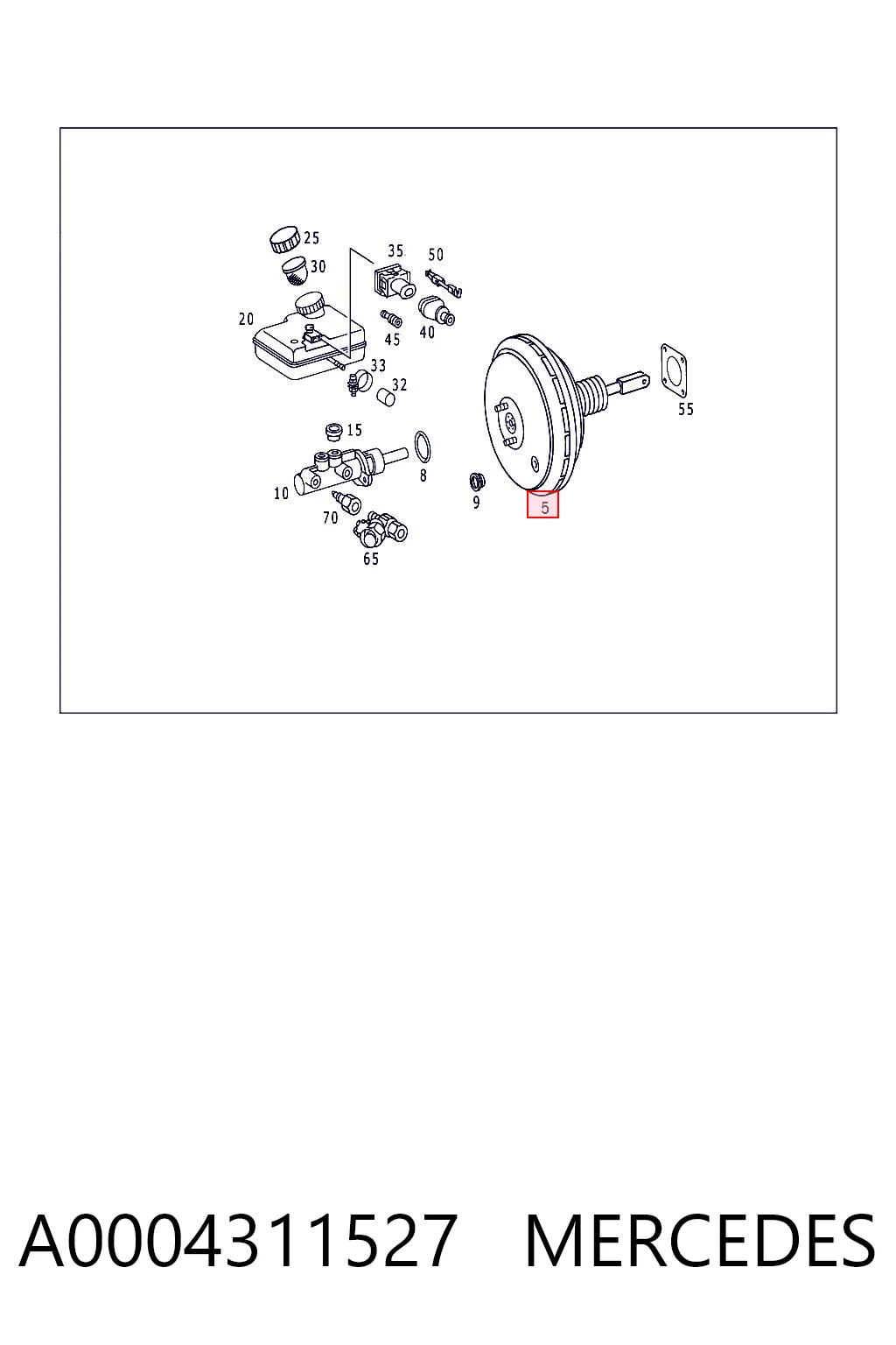 Servofreno para Volkswagen LT 2DB, 2DE, 2DK