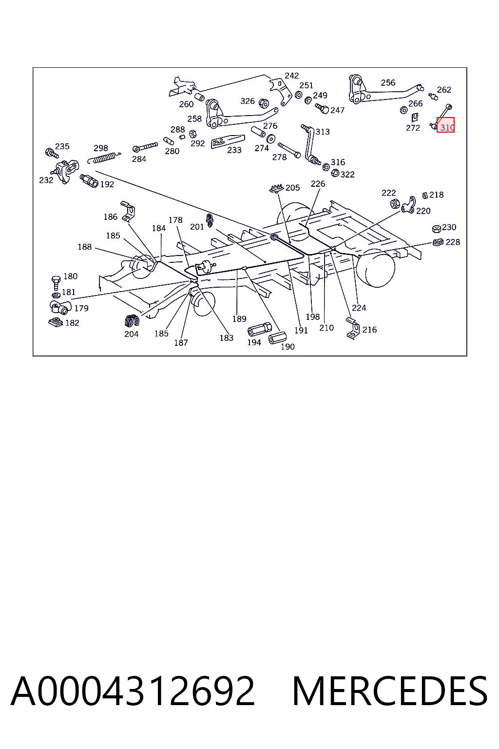 A0004312692 Mercedes