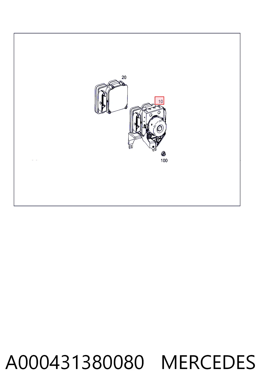 Bloque hidráulico ABS Mercedes A hatchback (W176) (2012 - 2018) precio, desde 220,70 EUR