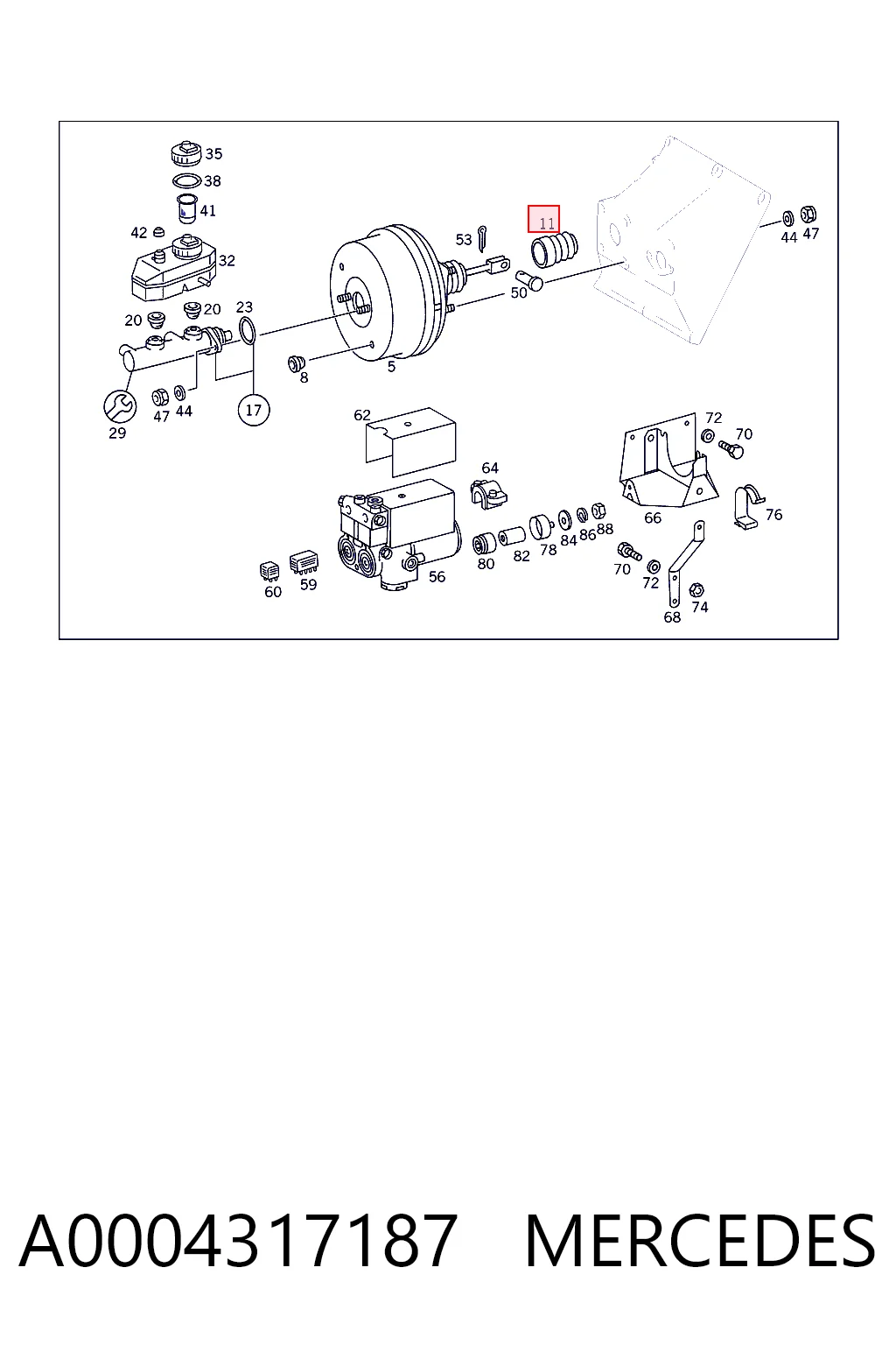 A0004317187 Mercedes