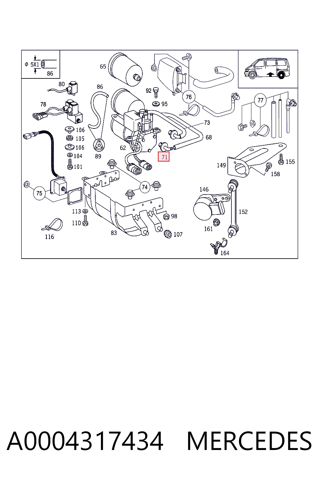 A0004317434 Mercedes